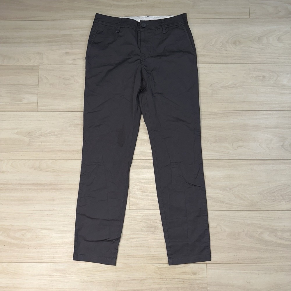 Armani Exchange A|X P45 Men Slim Fit Chino Pants size 29x29 Gray Stretch Cotton